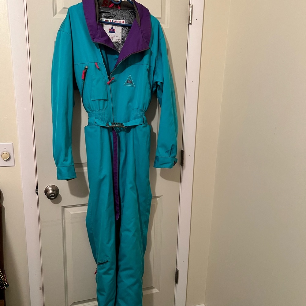 SOS Men’s One Piece Ski Jacket -vintage-